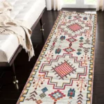 VIKAMA Bohemian Corridor Carpet Geometric Pattern Crystal Velvet Floor Mat Entrance Kitchen Staircase Long Rug Home Decoration - Image 2