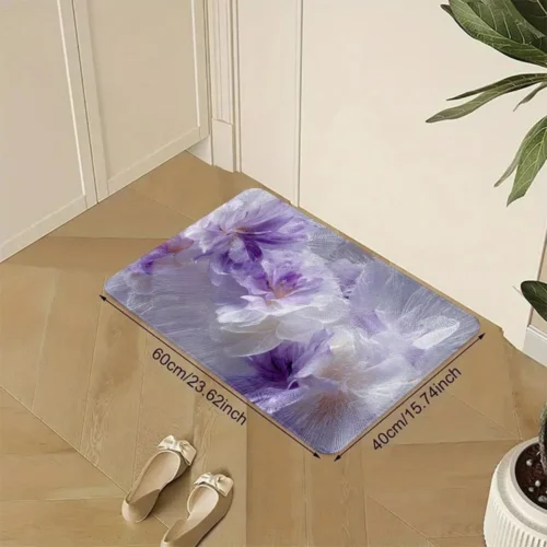 Charming Non-Slip Microfiber Area Rug for Homes & Hotels