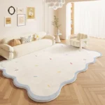 Custom Plaid K-Style Rug: Soft, Non-Slip Living Room Decor - Image 3