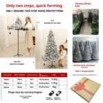 Luminous Foldable Christmas Tree - Customizable PVC Design - Image 6