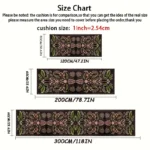 VIKAMA Southeast Asian Plant Long Carpet Kitchen Rug Runner Rug Living Room Carpet Bedside Floor Mat Welcome Mat Home Decoration - Image 3