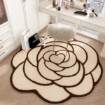 Floral Anti-Slip Rugs for Hotels & Homes - Stain Resistant - Image 4