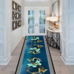 VIKAMA Floral Anti-Slip Area Rug - Durable & Stylish Home Decor - Image 3