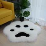 Cozy Cat Paw Plush Carpet - Anti-Slip Home Decor Rug - Image 5