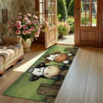 VIKAMA Plaid Polyester Rug - Fade Resistant for Home & Outdoor - Image 3