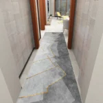 Elevate Your Hallway: Modern Geometric Washable Runner Rug - Image 2