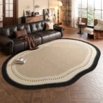 Soft Minimalist Geometric Rug - Modern Home Decor Essential