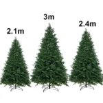 3 m Christmas Tree Decoration Set - Elegant Green Gold Ornaments - Image 4
