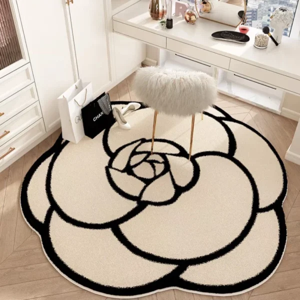 Floral Anti-Slip Rugs for Hotels & Homes - Stain Resistant