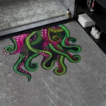 VIKAMA Waterproof Cartoon PVC Floor Mat for Home & Travel - Image 3