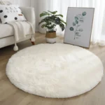 Super Soft Fluffy Round Rug Plush Carpet for Living Room Decor Cozy Bedroom Nursery Kids Room Home Floor Mat Decorative - Image 2