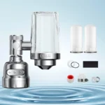 Stainless Steel Sink Faucet Filter Rust Bacteria Removal Washable Ceramic Tap Water Purifier Kitchen Water Purifier