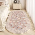 VIKAMA Floral Polyester Rug - Fade Resistant for Home & Travel - Image 5