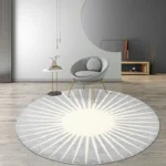 Modern Style Carpets for Living Room Home Fluffy Soft Floor Mat Thicken Anti-slip Bedroom Decor Round Carpet Washable Lounge Rug - Image 2