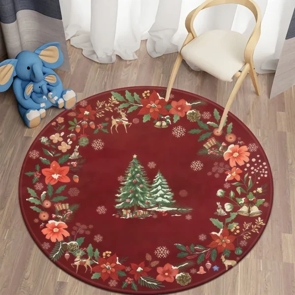 MINISO Anti-Slip Animal Print Carpet - Soft & Washable Comfort