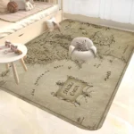 L-Lords Game Rings Retro Rug: Non-Slip Charm for Any Room! - Image 5