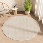 Soft Modern Geometric Rug: Plush Comfort for Living Spaces - Image 3