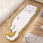 Cozy Cartoon Animal Carpet - Soft 100% Cotton Mat - Image 6