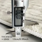 VIKAMA Round Carpet French Cream Room Decor Plush Soft Child Carpets Living Room Rug Bedroom Bedside Rugs Anti-slip Chair - Image 2