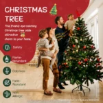 Lifelike 1.8 M Artificial Christmas Tree with 800 Branch Tips - Image 3