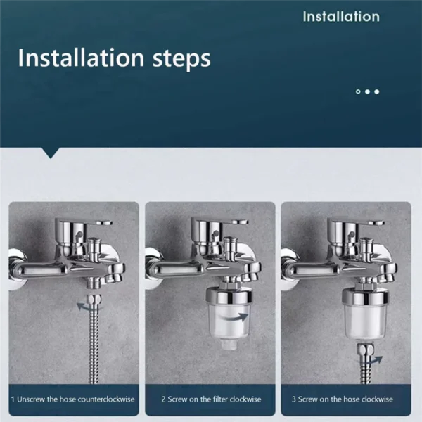 Universal Water Purifier Kit for Safe, Clean Showers