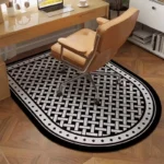 VIKAMA Study Chair Rug Anti-slip and Wear-resistant Floor Protection Pad Office Computer Chair Bedroom Floor Mat Home Decoration - Image 3