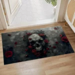 Highland Cow Floral Crown Indoor Door Mat, 17x29.5 Inch, Floor Area Rug for Entryway, Living Room, or Bathroom, Non-Slip Doormat - Image 5