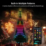 RGB Christmas Tree Star Lights with Remote Control Magic - Image 3