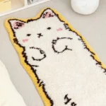 Cute Cat-Shaped Anti-Slip Carpet for Cozy Home Decor - Image 3