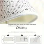 MINISO Pink Minnie Mouse Round Rug for Girls Room Disney Nursery Rug Baby Shower Gift Kids Room Decor Minnie Baby Play Rug - Image 5