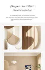 VIKAMA Round Summer Rug Coffee Table Sofa Cushion Living Room Bedroom Study Floor Mat Bedside Rug Easy to Clean Home Decoration - Image 6