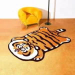 VIKAMA Waterproof Animal Print Rug for Home & Travel Comfort