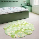 Anti-Slip Flower Irregular Tufted Carpets for Living Room Soft Fluffy Tufted Doormat Sofa Area Rugs Foot Pad - Image 5
