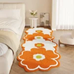 Stylish Irregular Geometric Rug - Cozy Polyester & Non-Slip! - Image 3