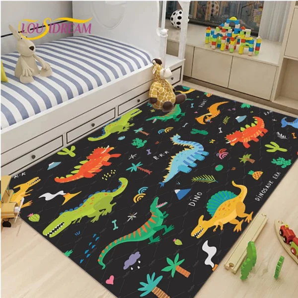 Customizable Anti-Slip Animal Pattern Floor Mat for Home Use