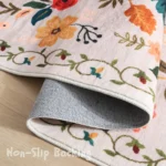 Floral Waterproof Kitchen Mat - Anti-Slip, Machine Washable - Image 5