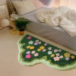 Modern Irregular Geometric Rug - Washable Chic Home Decor - Image 4