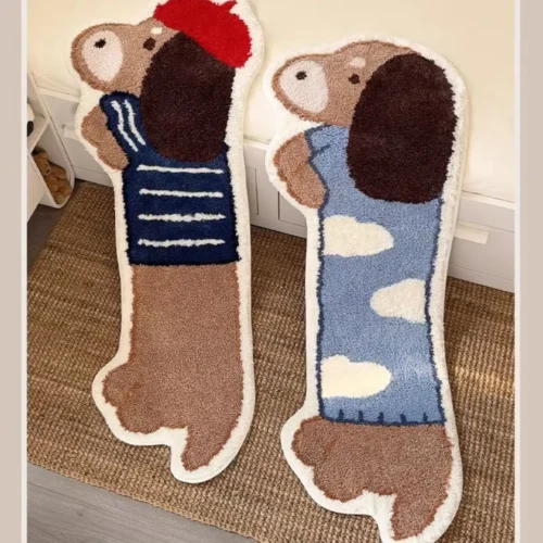 VIKAMA Cartoon Non-Slip Mat for Home & Travel - Soft & Stylish