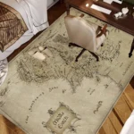 L-Lords Game Rings Retro Rug: Non-Slip Charm for Any Room! - Image 3