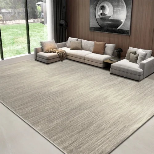 Washable Modern Geometric Rug: Anti-Slip & Custom Fit Style!