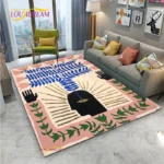 Customizable Anti-Slip Animal Print Floor Mat for Home Use - Image 3