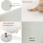 VIKAMA Flannel Absorbent Bathroom Rug Bathroom Entrance Door, Hallway, Entrance Door, Luxury Carpet, Home Decoration - Image 6