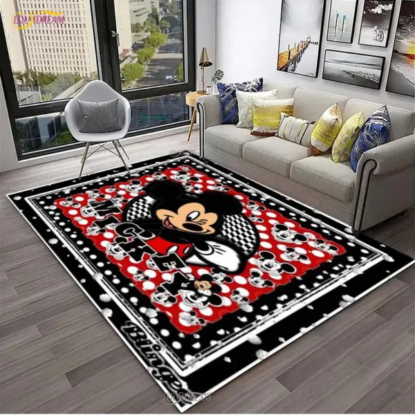 Stylish Animal Print Waterproof Floor Mat for Home & Travel