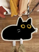 Charming Cartoon Rug: Washable, Anti-Slip & Ultra-Soft Home Mat - Image 2