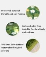 Big Size Flocking Bathroom Mat Bedroom Tufted Living Room Carpet Woven Moss Round Rug Living Room Rugs Big Size aesthetic room - Image 6