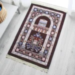 Praying Carpet Fabric Muslim Prayer Rug Muslim Prayer Mat Padded Soft Portable Prayer Mat for Church Hall - Image 2
