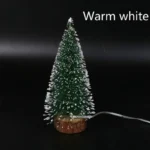 Customizable Green & White Pine Tree for Holiday Decor - Image 5