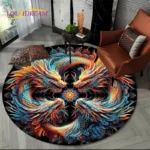 Colorful Cartoon Polyester Area Rug for Home & Travel Fun - Image 5