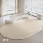 Light Luxury Striped Living Room Rug - Soft Washable Polyester - Image 3