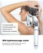 High-Pressure Shower Head with Purifier & Massage Function - Image 4